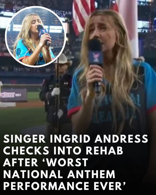 Singer Ingrid Andress Checks Into Rehab After ‘Worst National Anthem Performance Ever’