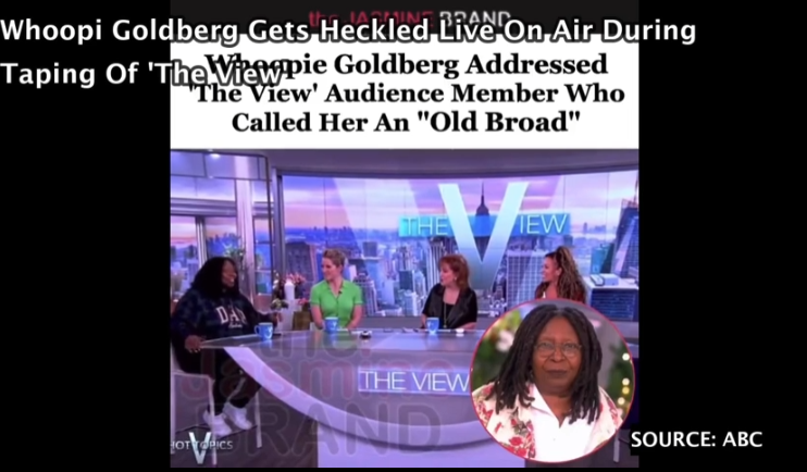 Whoopi Goldberg Gets Heckled Live On Air During Taping Of ‘The View’