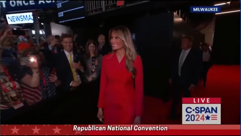 WATCH: Melania Stuns at RNC while Trump Gives Incredible Speech