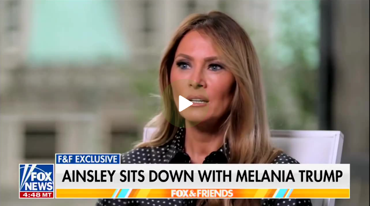 WATCH: Melania Unloads On Media, Democrats For Inciting Attacks On Trump In Rare Interview